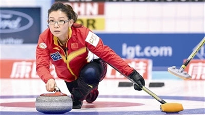 女子冰壺世錦賽 中國隊以四勝四負的戰績排在第六位
